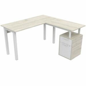 Escritorio en L mod Arezzo 138 de Linea Italia de 1.50m x 1.50m