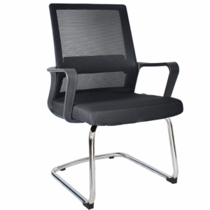 Silla fija de visita para oficina mod Sling cromada